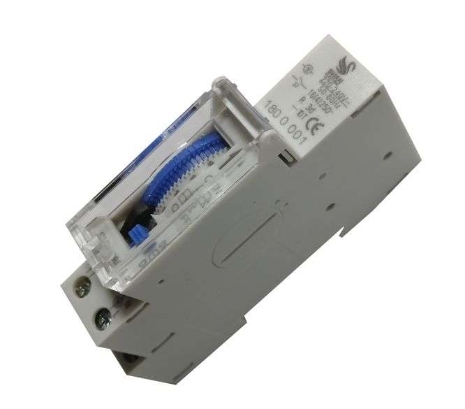 220VAC TIMER ELECTRO-MECH 24HR 16A, 96x15min SEGME TM-SUL180A