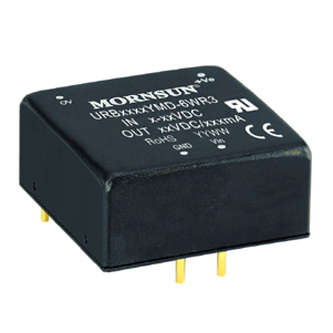 DC-DC CONVERTER DIL I=48V O=5V 1.2A URB4805YMD-6WR3