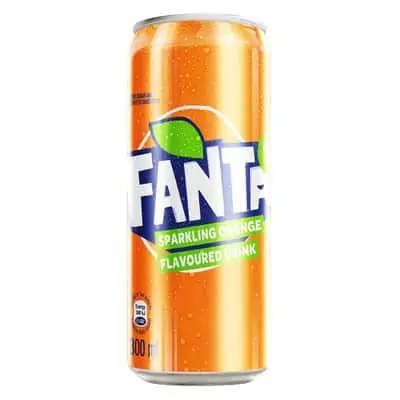 Cans Fanta Orange 6X300ml