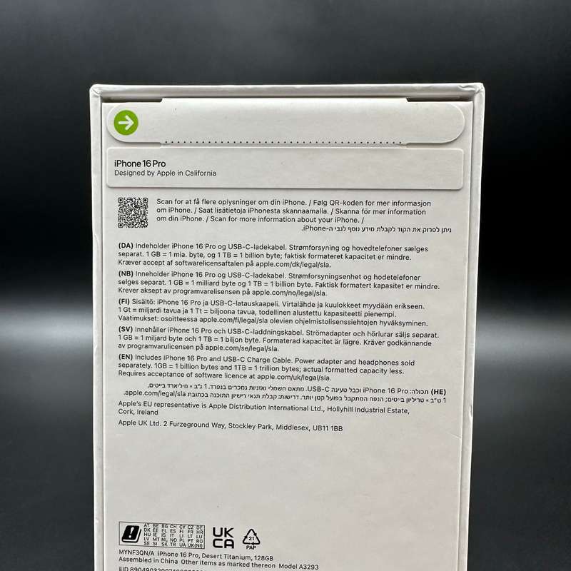 iPhone 16 Pro 128GB Desert Titanium (Brand New / Sealed)