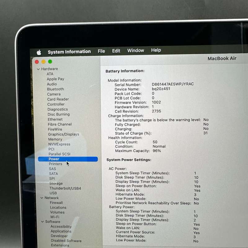 Macbook Air M1 13" 256GB Space Grey