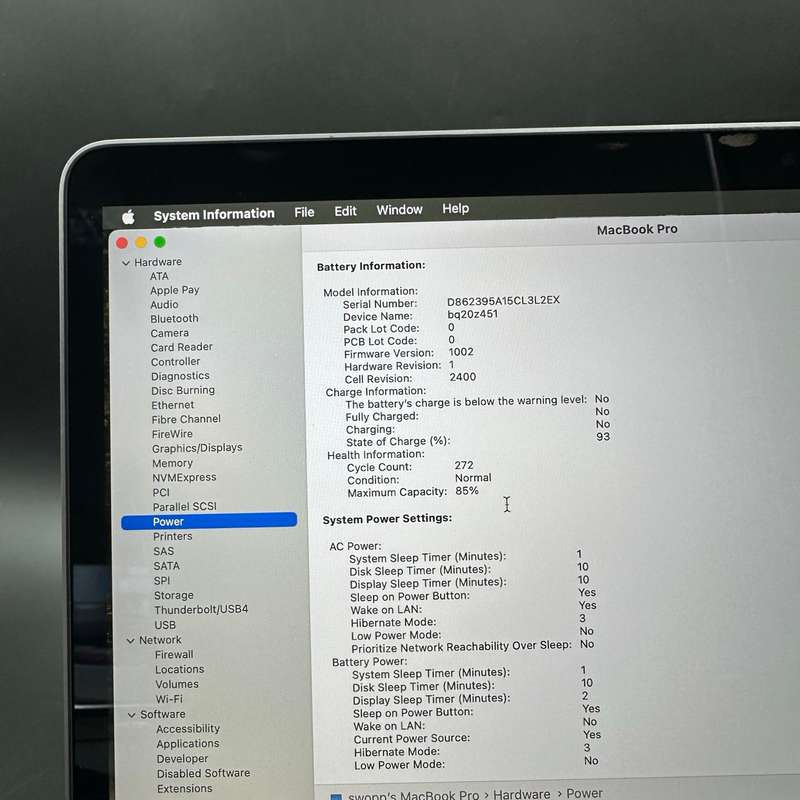 Macbook Pro 13" M2 512GB Space Grey