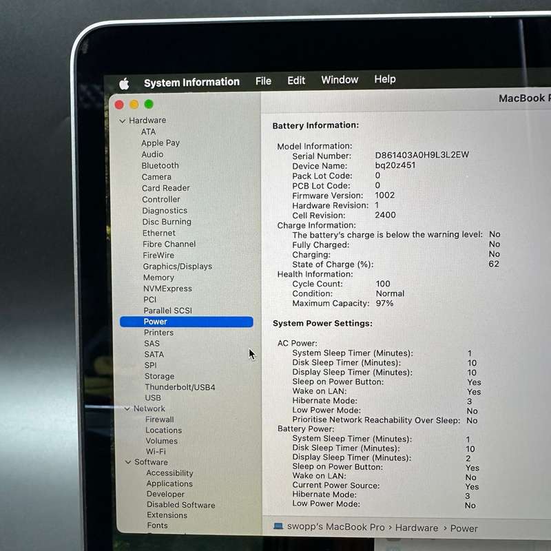 Macbook Pro M1 13" 512GB | 8GB Ram | Space Grey