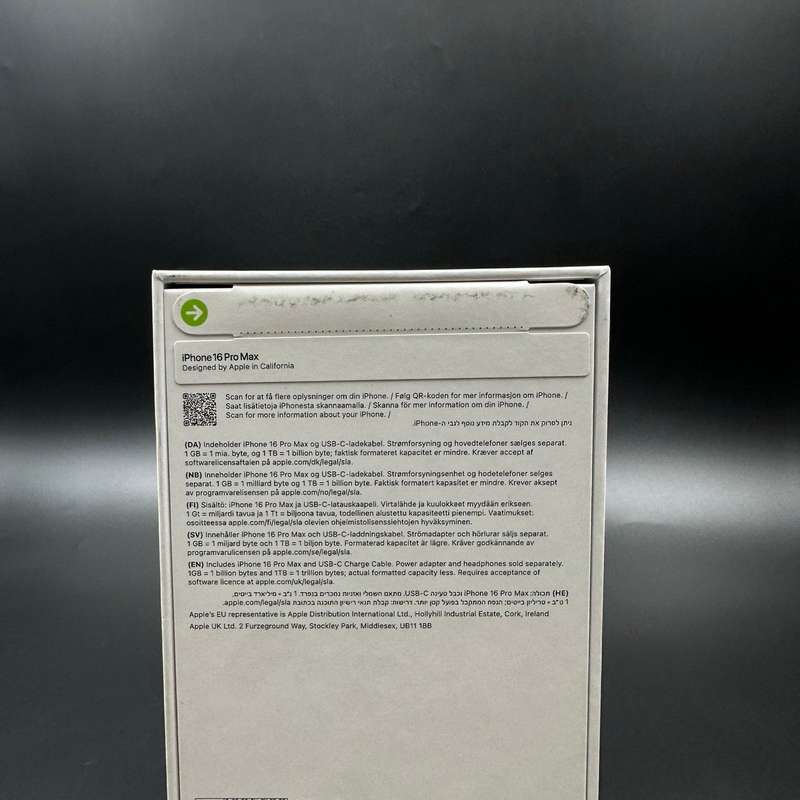 iPhone 16 Pro Max 256GB Black Titanium