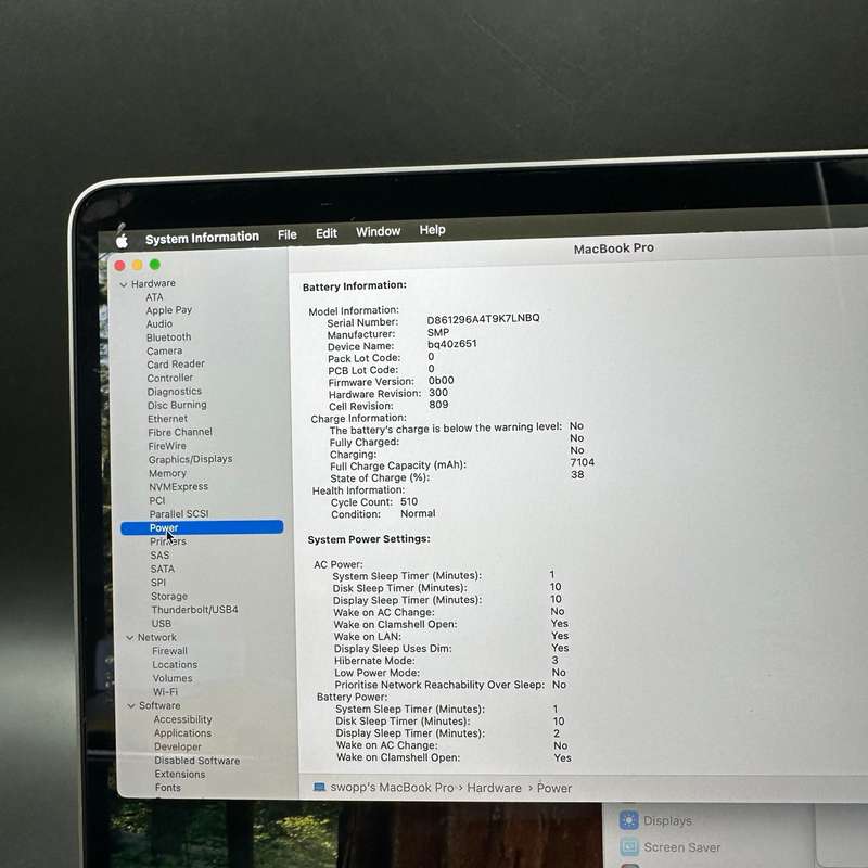 Macbook Pro 16" 2019 | 2,6GHz i7 | 16GB | 512GB Space Grey