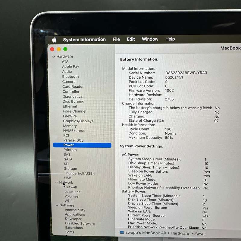 Macbook Air M1 8GB 256GB Space Grey