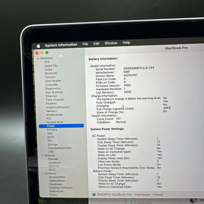 Macbook Pro 13" 2019 256GB SSD | Intel Core i5 | 8GB Ram | Space Grey