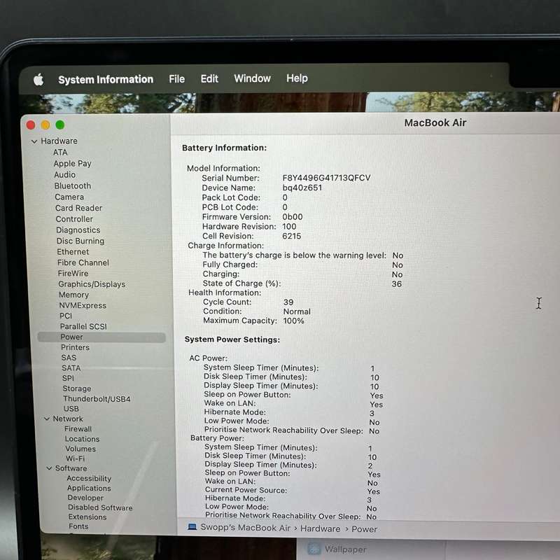 Macbook Air M3 13 16GB Ram 256GB Space Black