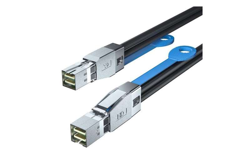 DELL SAS, SFF-8644 To 8644 External SAS-2 (12Gbps), SAS Cable Colour: Black 2m