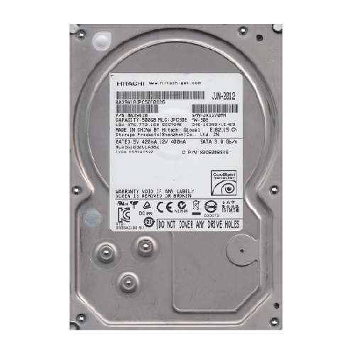 500GB HGST, Cinemastar 5K1000, SATA, 3GB/s, 3.5", 5700RPM, 8MB Cache, Desktop HDD