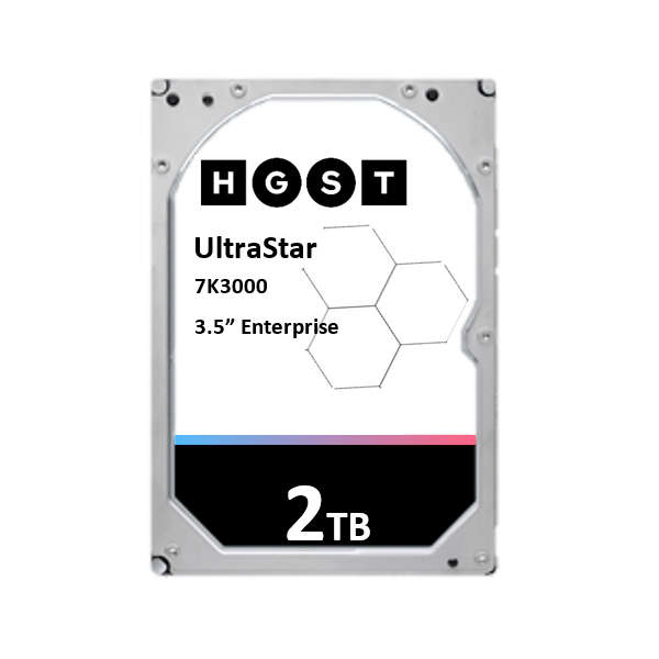 2TB HGST Ultrastar, LFF 3.5", 7200 RPM, 64MB Cache SATA 6.0Gbs, SATA-3 Performance Edition Hard Driv