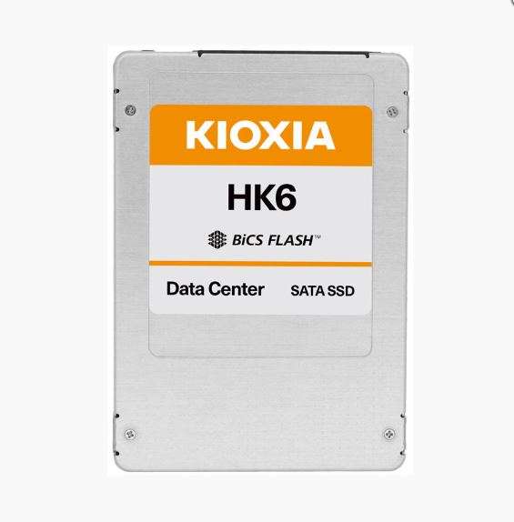 1.92TB DELL / KIOXIA, HK6-V Series, Enterprise Data Centre (3 DWPD), 550MB/s, 84K IOPS, SATA-6Gbs, T
