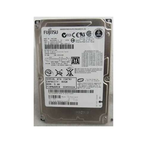 Fujitsu 80GB 5400 RPM 8MB Cache 2.5" SATA 1.5Gb/s Notebook Hard Drive