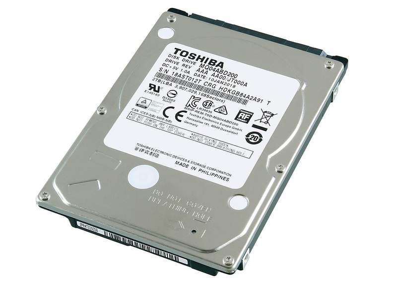 2TB TOSHIBA, MQ04AB Series, SATA, 6GB/s, 2.5", 5400RPM, 128MB Cache, Notebook HDD