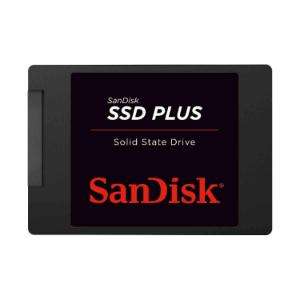480GB SanDisk SSD PLUS Internal SSD - SATA III 6 Gb/s 2.5"/7mm, Up to 535 MB/s