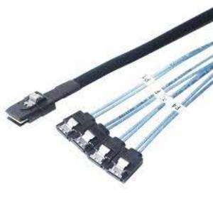 Mini SAS SFF-8087 36Pin to 4x SATA 7Pin (SFF-8087 to SATA Forward Breakout), 1Meter High Grade Data