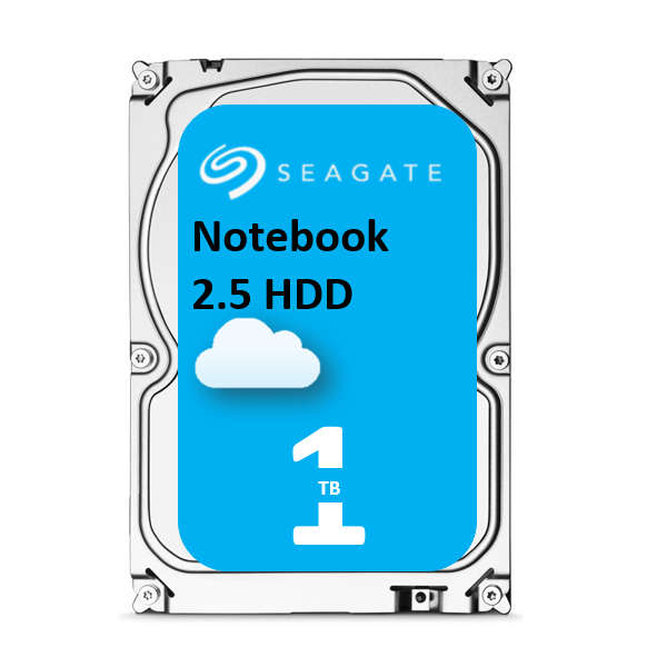 1TB Seagate, 128MB Cache, SATA-6.0Gb/s, 2.5", Internal Notebook HDD