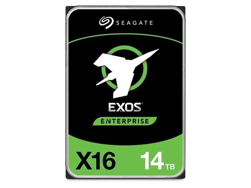 14TB Seagate Exos X16, 512e, SATA 6Gbs, 7200rpm, 3.5" LFF, Desktop Performance Hard Drive
