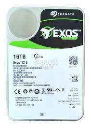 16TB Seagate Exos X16, 7200 RPM, SATA-6Gbs, 512e/4Kn, SED, LFF 3.5" Enterprise Hard Drive