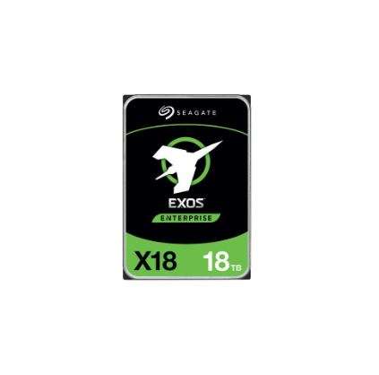 18TB Seagate Exos X18, Enterprise Series, 7200 RPM, SATA 6Gbs, 256MB Cache, 3.5" Performance Desktop