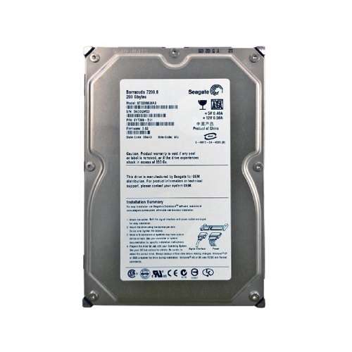200GB Seagate 3.5" SATA-1.5GB/s 7200rpm 8MB Desktop
