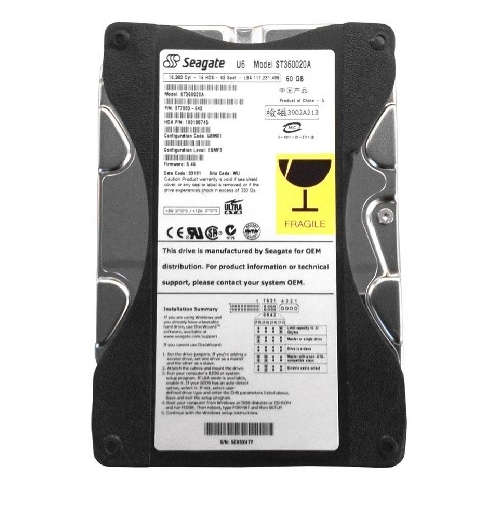 60GB Seagate 3.5" IDE 5400rpm 2MB Internal HD