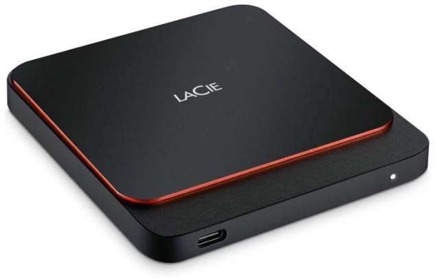 1TB LaCie, USB 3.1, Type-C, Portable External SSD