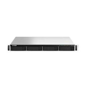 1U 4-Bay QNAP rackmount NAS, Intel Celeron N5105/N5095 Quad-Core, 8GB RAM Onboard (Not Expandable)