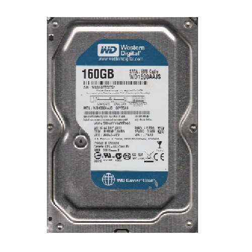 160GB WD, Caviar Blue, SATA, 3GB/s, 3.5", 7200RPM, 8MB Cache, Desktop HDD