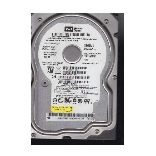 80GB WD Caviar, SATA, 3.0GB/s, 3.5", 7200RPM, 8MB Cache, Desktop HDD