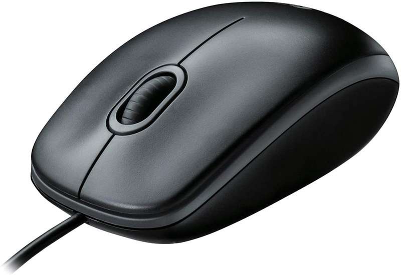 Logitech B100 Corded Mouse  Black