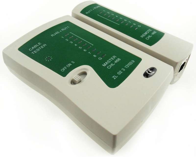 Multifunctional Network / Phone Cable Tester RJ11 RJ12 RJ45 CAT5 CAT6 (Unboxed Deal)