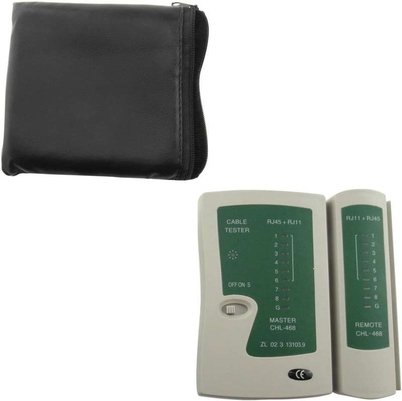 Multifunctional Network / Phone Cable Tester RJ11 RJ12 RJ45 CAT5 CAT6 (Unboxed Deal)
