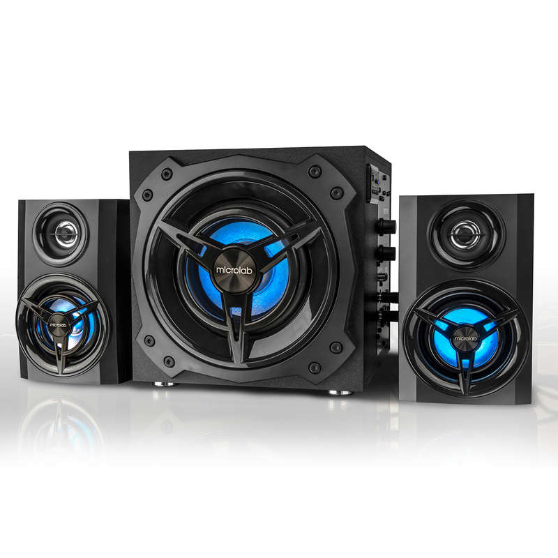 Microlab T11 2.1CH Bluetooth Speakers with LED (Unboxed Deal)