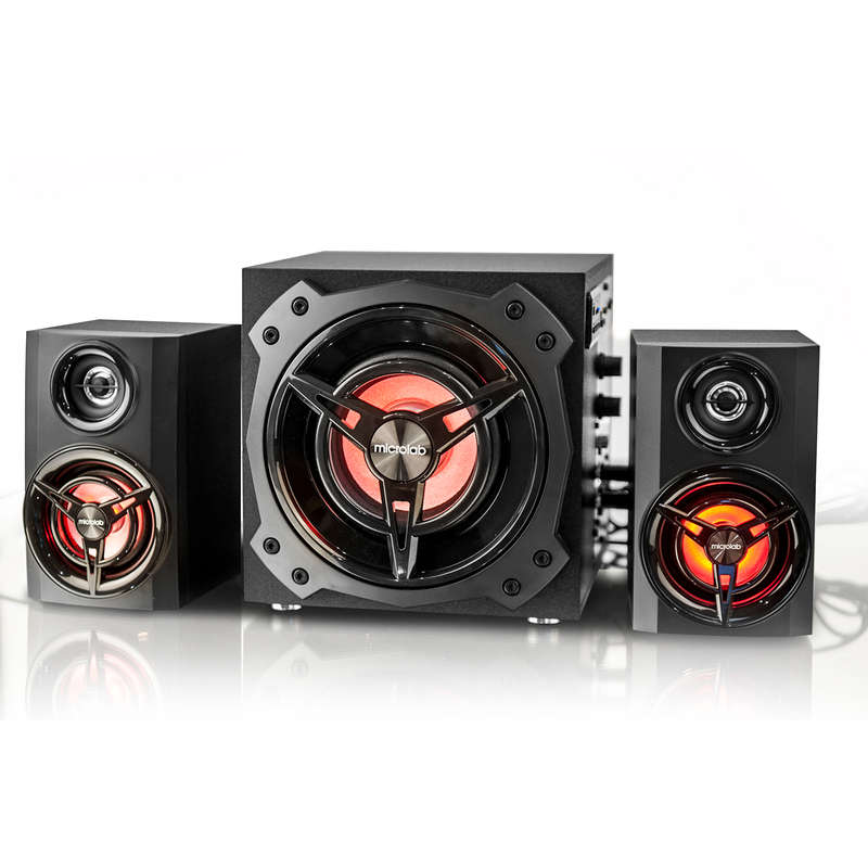 Microlab T11 2.1CH Bluetooth Speakers with LED (Unboxed Deal)