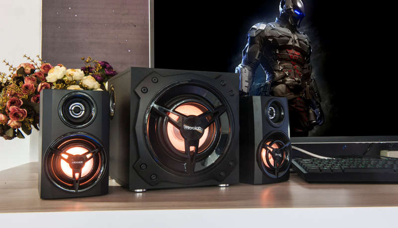 Microlab T11 2.1CH Bluetooth Speakers with LED (Unboxed Deal)