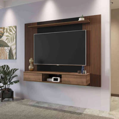 Alice floating wall unit- brown & charcoal