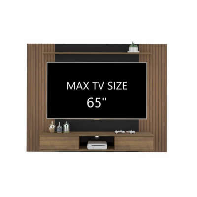 Alice floating wall unit- brown & charcoal
