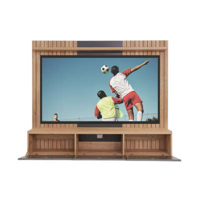 Monte carlo wall unit- oak & charcoal