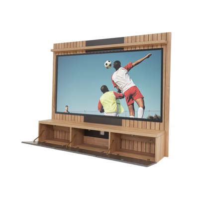 Monte carlo wall unit- oak & charcoal
