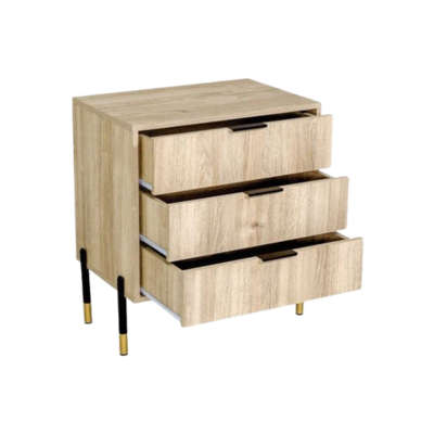 Ava bedside table/ chest of drawer- oak