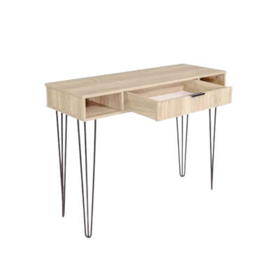 Lima 1 drawer desk- oak