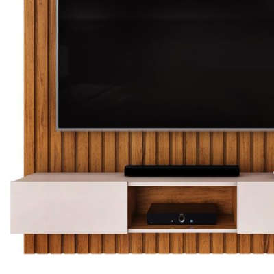 Liam floating wall unit- freijo & off white
