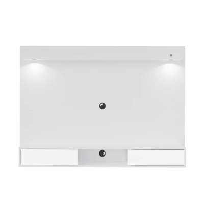 Modern floating wall unit- white with led lights