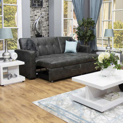 Sam sleeper sofa- grey