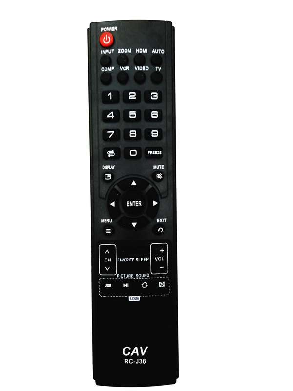 Sinotec RC-J36 TV Compatible Remote