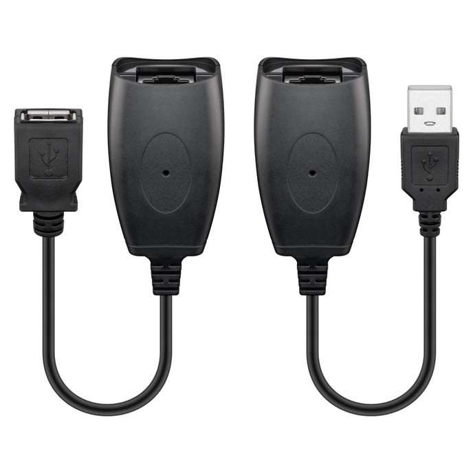 Goobay USB Extension Adapter up to 40m via CAT Cable