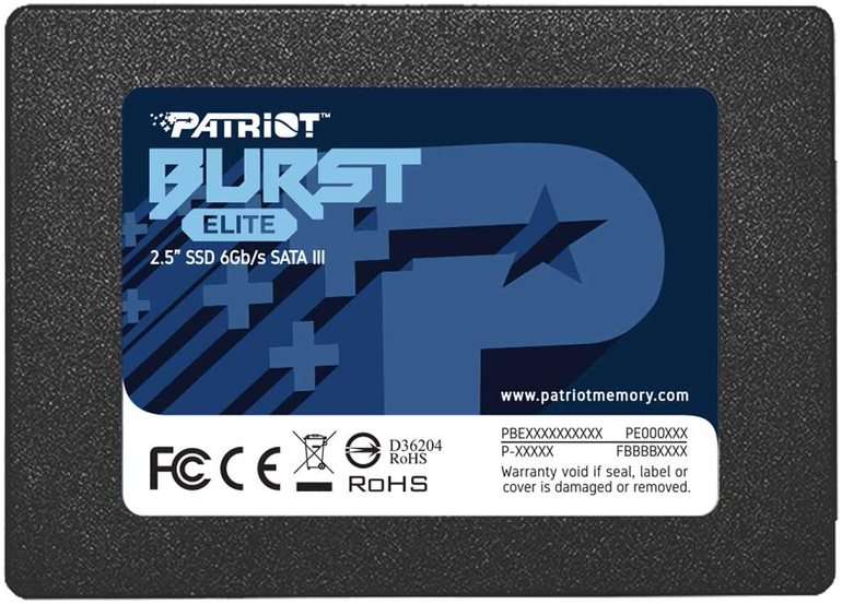 Patriot Burst Elite 480GB 2.5" SATA III SSD