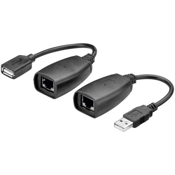 Goobay USB Extension Adapter up to 40m via CAT Cable