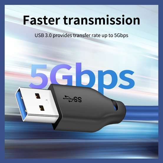 CableTime CA12L PVC USB3.0 AM TO BM Printer 2M Cable